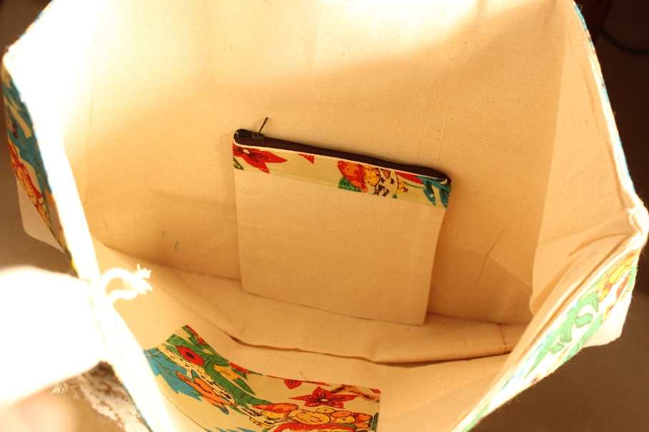 Eco friendly sustainable handmade sturdy canvas bag set